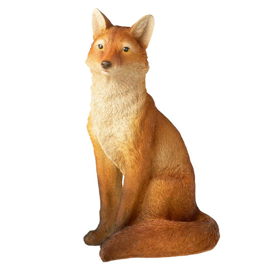 Statue renard assis