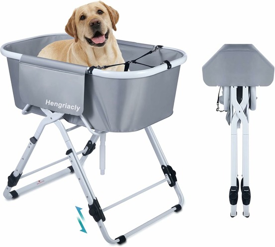Baignoire pliable surélevée pour chiens et chats petits/moyens