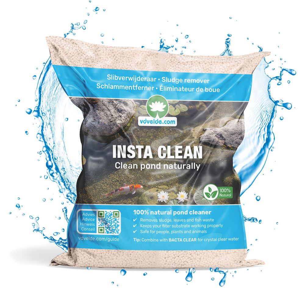 Insta clean - éliminateur de vase jusqu'à 20.000l - bactéries