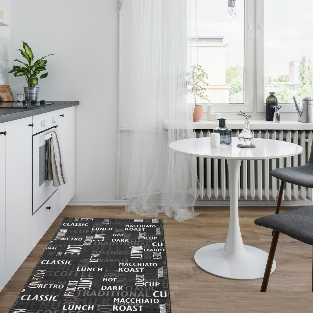 Tapis d'entrée 40x60 lyn11 clao gris, facile d'entretien