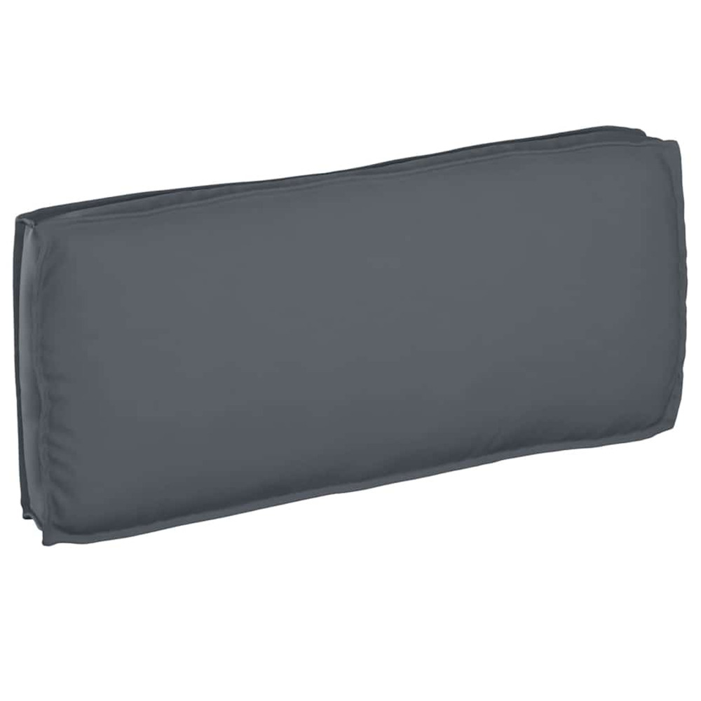 Coussin pour assise / dossier de palette avec oreiller anthracite