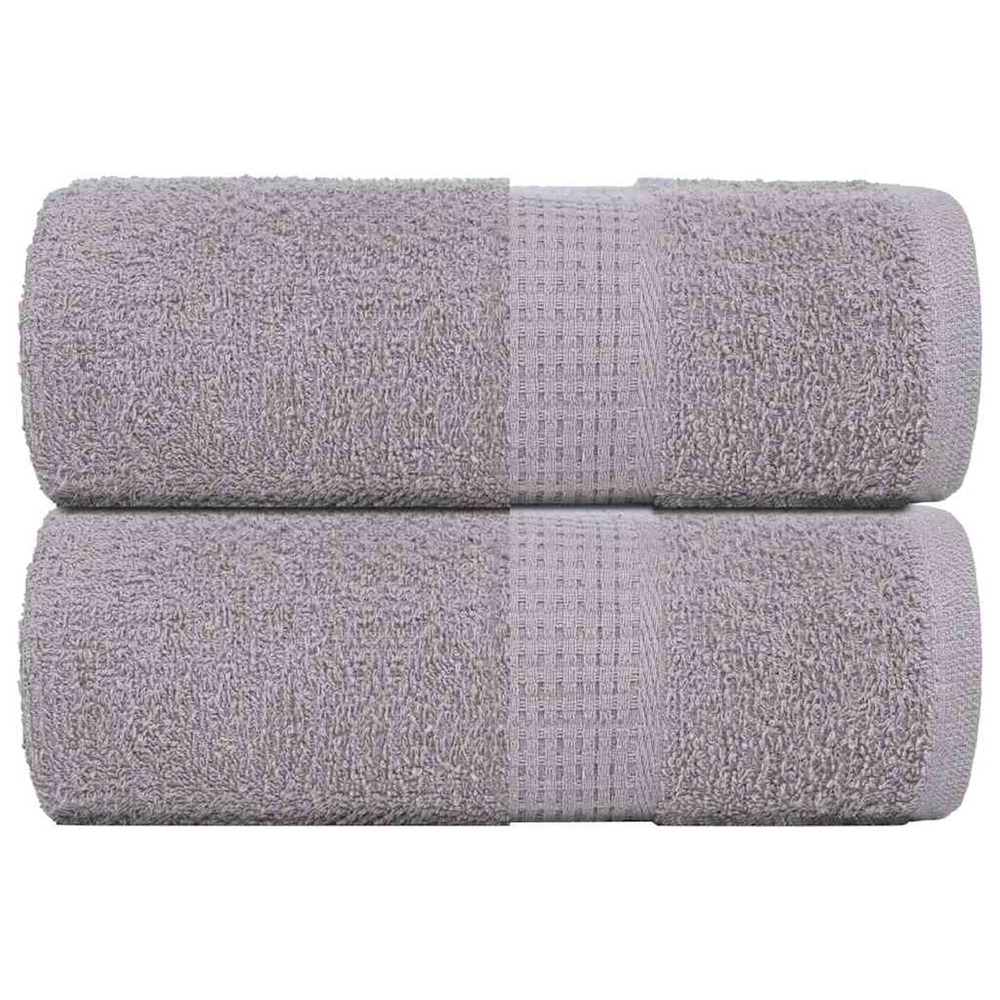 Serviettes de toilette frogn 2 pièces gris 30x30 cm 360 g/m²