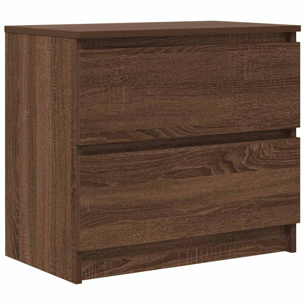 Meuble tv chêne marron 60x35x54 cm bois d'ingénierie
