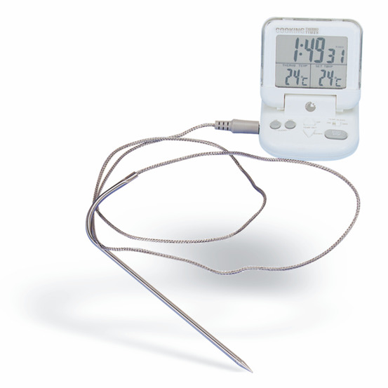 Thermomètre de cuisson avec temporisateur - pujadas