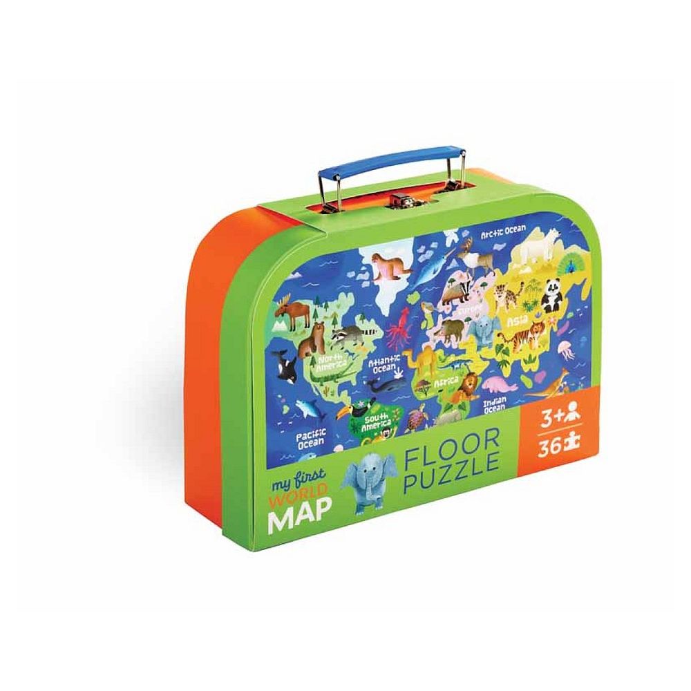 Puzzle 36 pieces - carte du monde