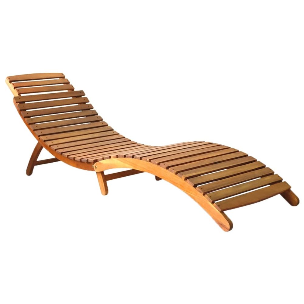 CHAISE LONGUE BOIS D ACACIA 6-(870099)