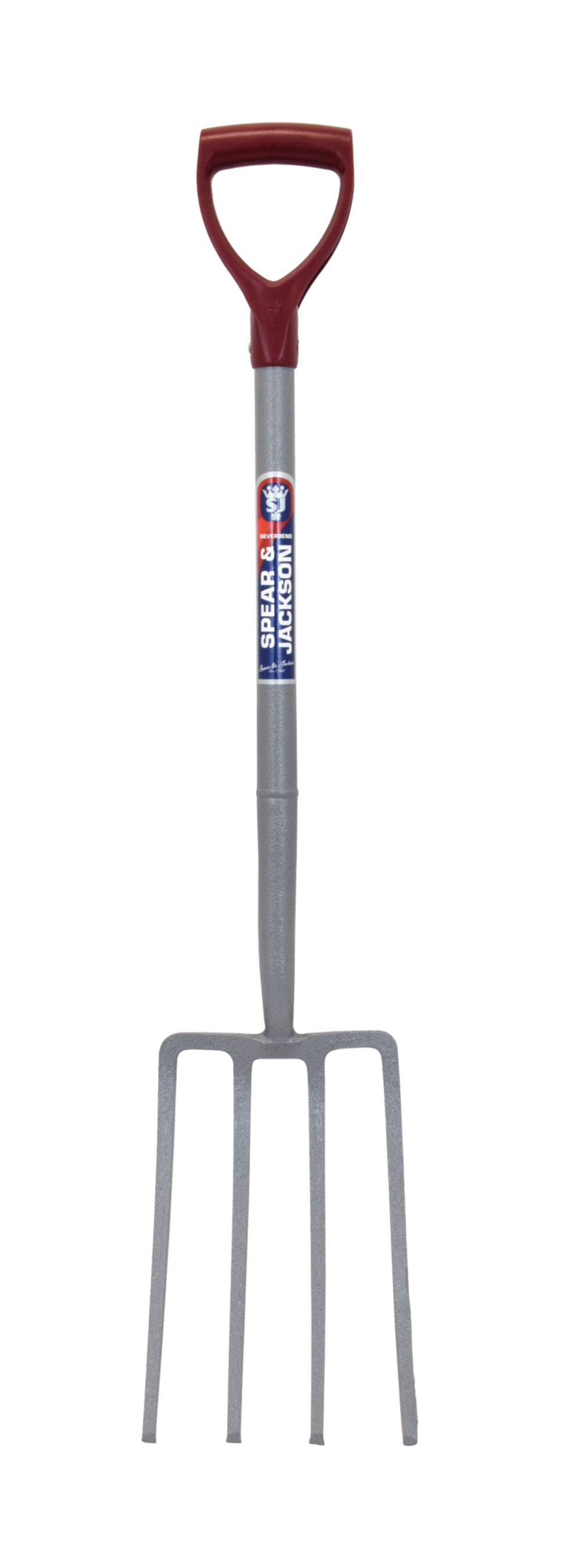 Fourche à bêcher acier manche béquille