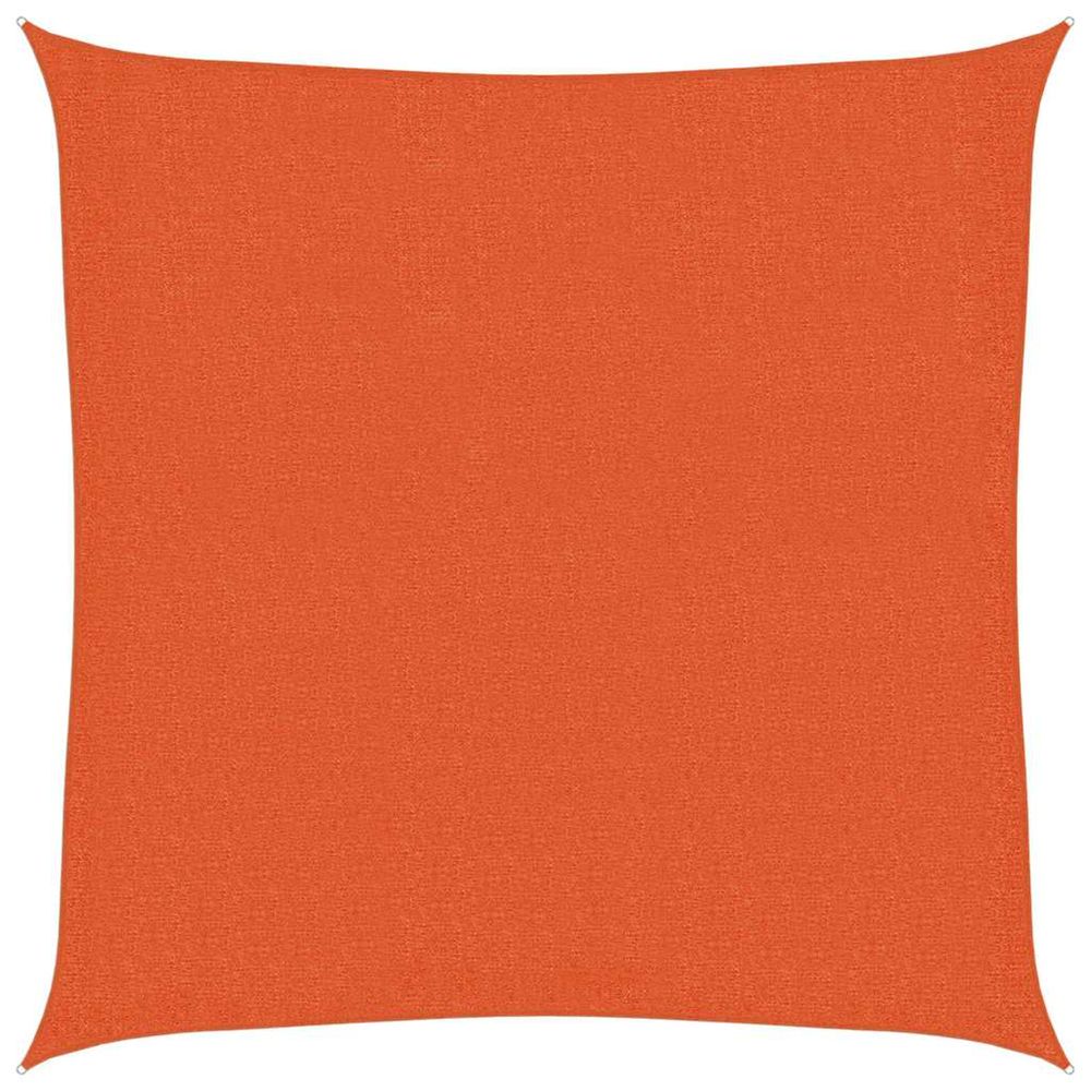 Voile d'ombrage 160 g/m² orange 3,6x3,6 m pehd