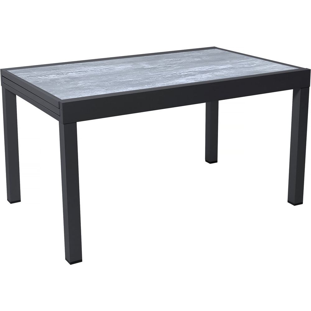 Table de jardin en aluminium extensible 