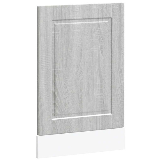 Panneau de lave-vaisselle porto sonoma gris 45x1,5x57 cm