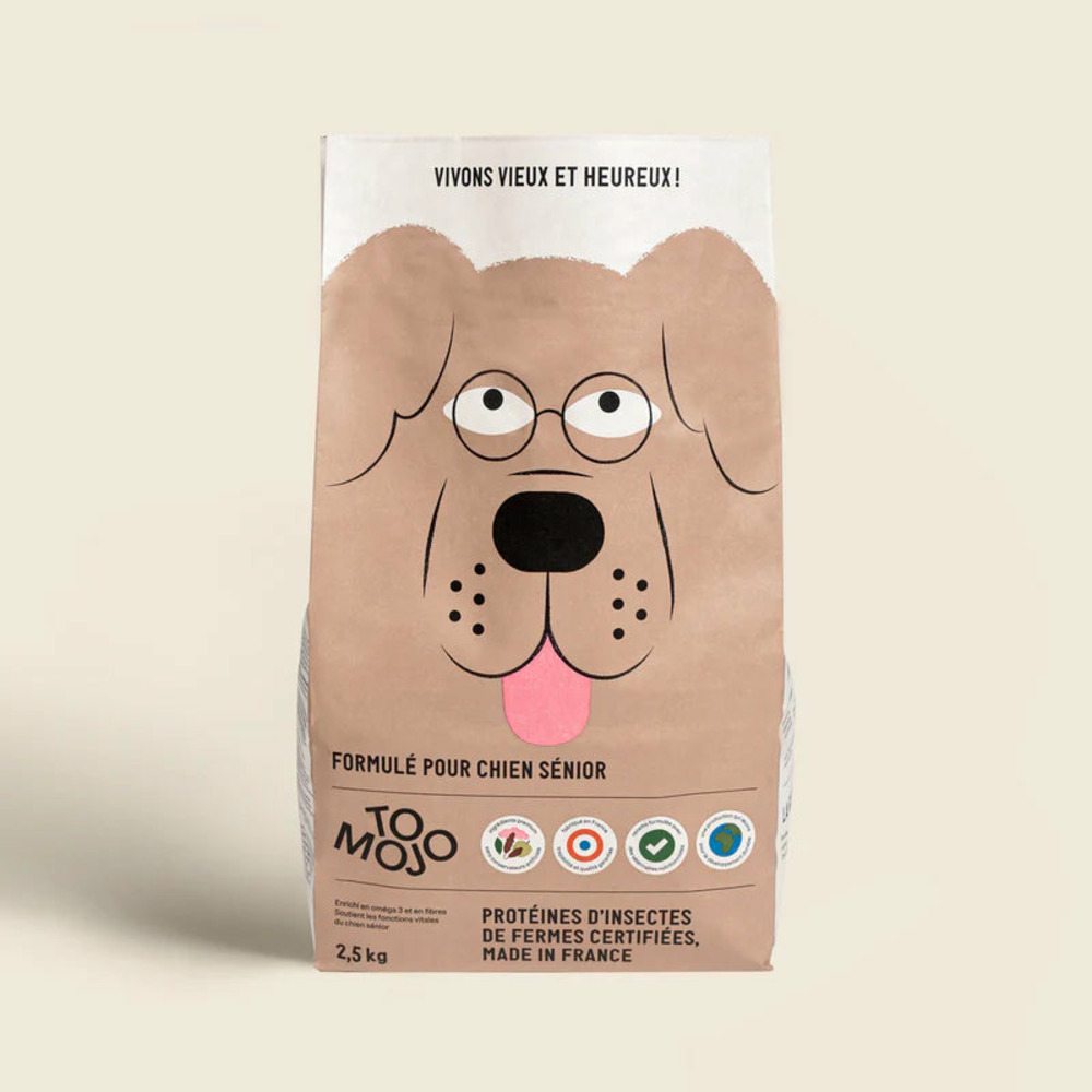 Tomojo - croquettes aux insectes pour chien senior 2.5kg