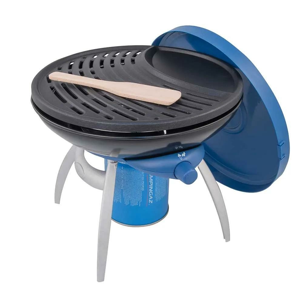 Réchaud party grill cv 3 en 1 allumage piezo 1350w ø32cm 805cm2