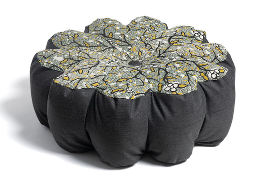 Sunny flower | pouf extérieur | 80 x h30 cm