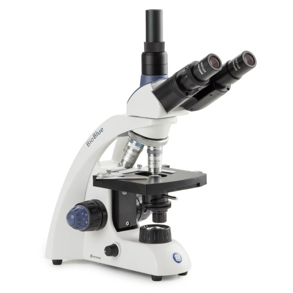 Microscope trinoculaire bioblue - platine x-y - 4x/10x/40x/100x