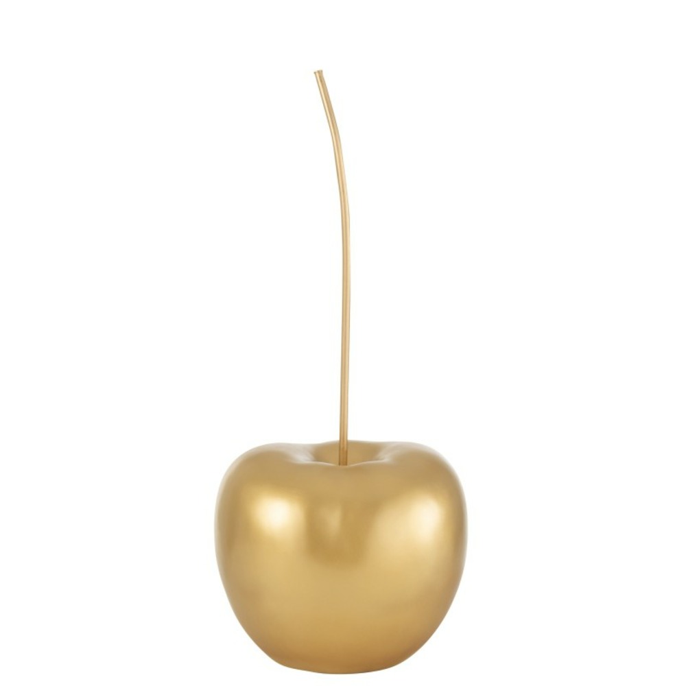 Cerise en résine doré 25.5x23x52.5 cm
