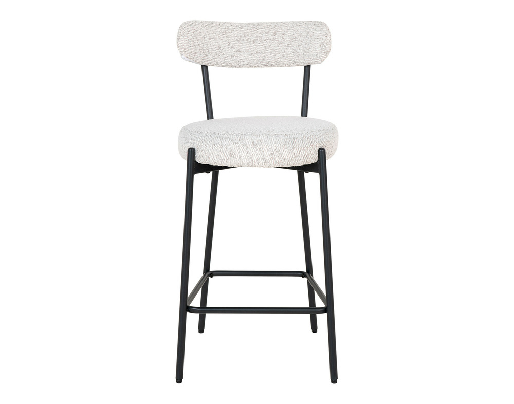 Ivanec - tabouret de bar - en tissu bouclette