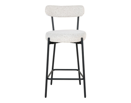 Ivanec - tabouret de bar - en tissu bouclette