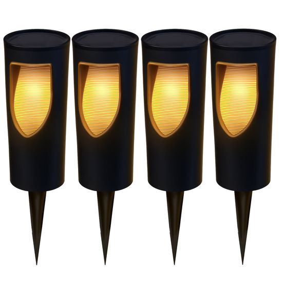 4 balises solaires à piquer grilly h34cm
