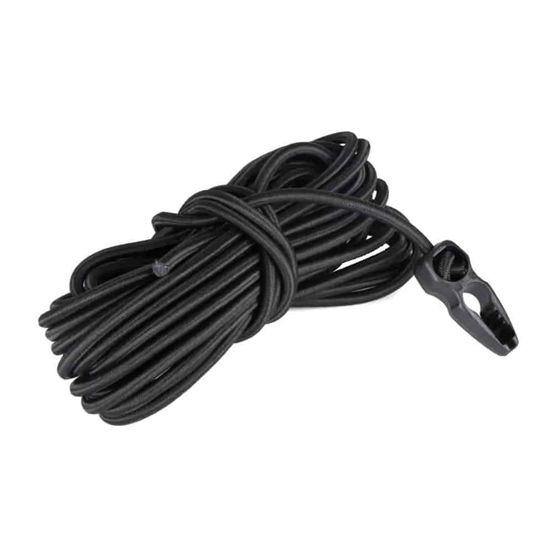 Sandow élastique 12m avec clip - fixation bâche et charge