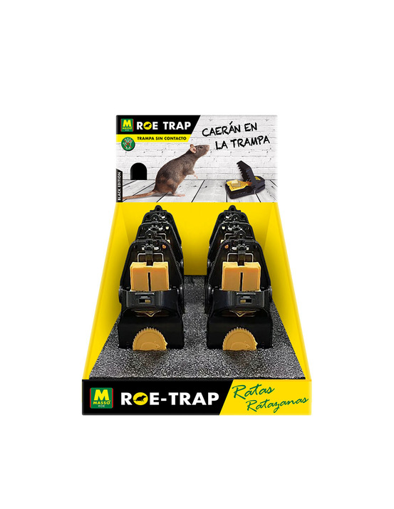 6 piege à rats black edition 231702 masso - masso