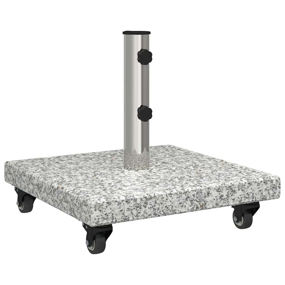 Pied de parasol 30 kg gris granite carré