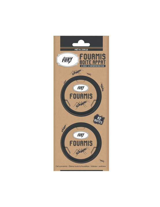 Fury boite appats fourmis boite10g x2 - fury
