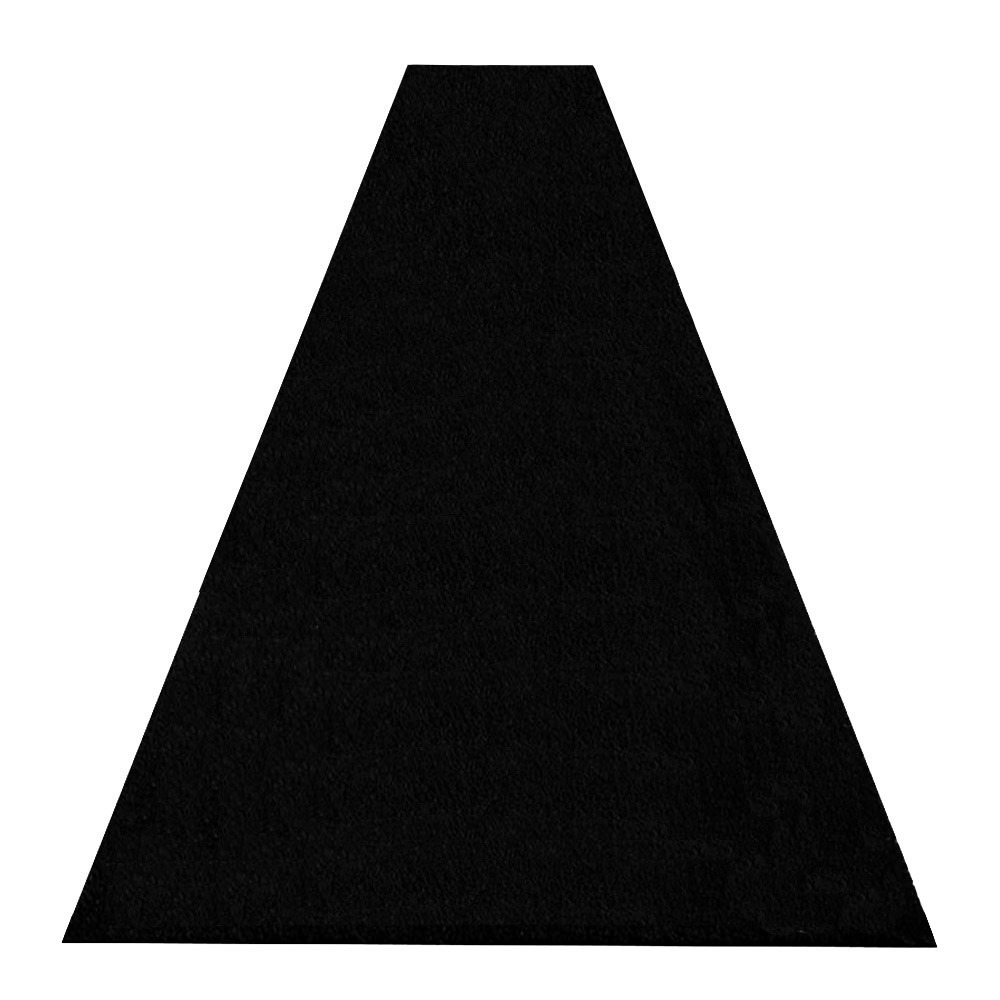 Piste de course gazon synthétique - indoor/outdoor - 15 x 2 mètres - noir