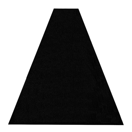 Piste de course gazon synthétique - indoor/outdoor - 15 x 2 mètres - noir