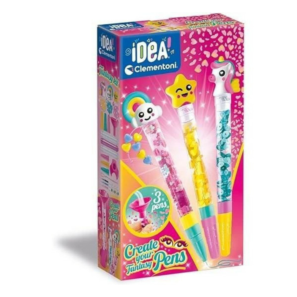 - créer tes stylos - mini atelier des stylos - theme fantaisie - 3 a créer - des 6ans