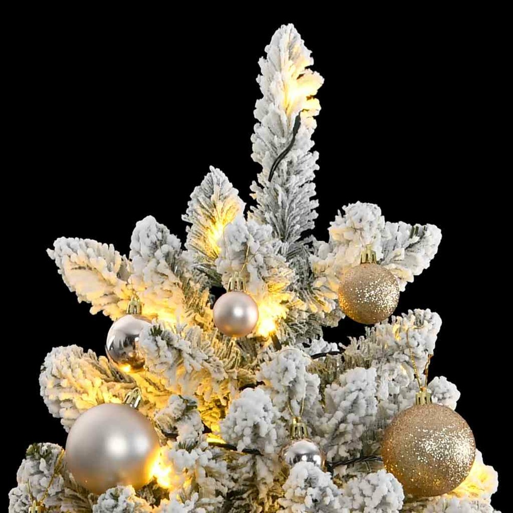 Sapin de noël artificiel articulé 300 led et boules 180 cm