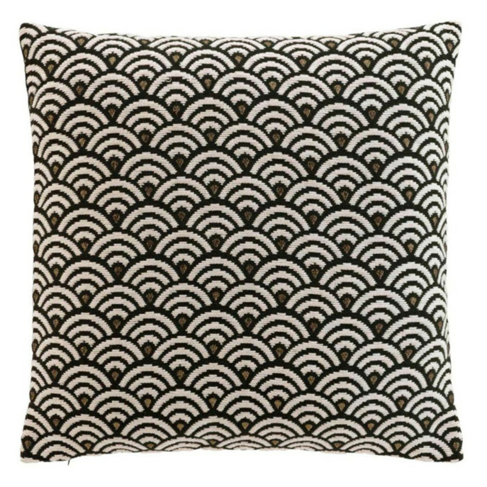 Coussin déco chenille 