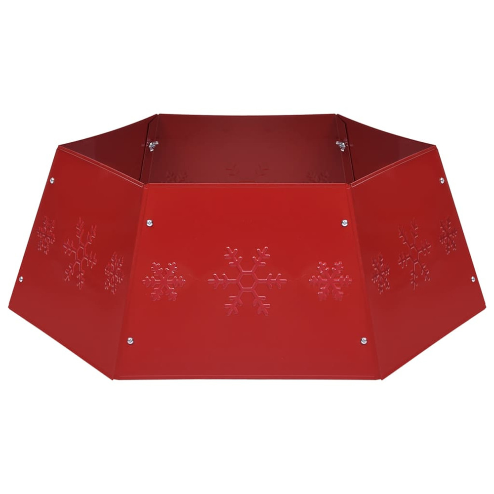 Jupe de sapin de noël rouge ø68x25 cm