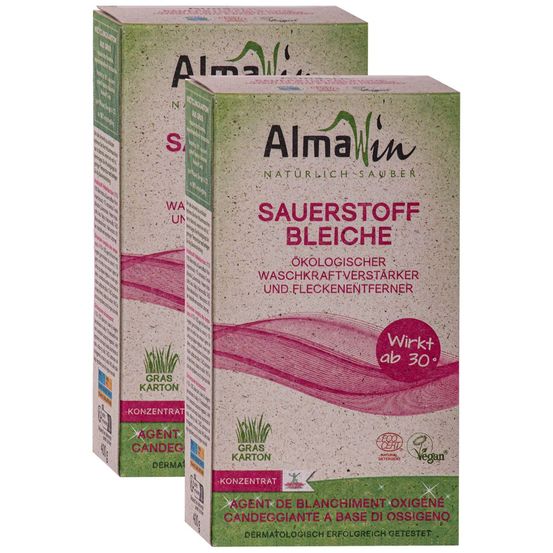 Blanchiment oxygène, 2 x 400 g, agent blanchissant, efficace dès 30°c