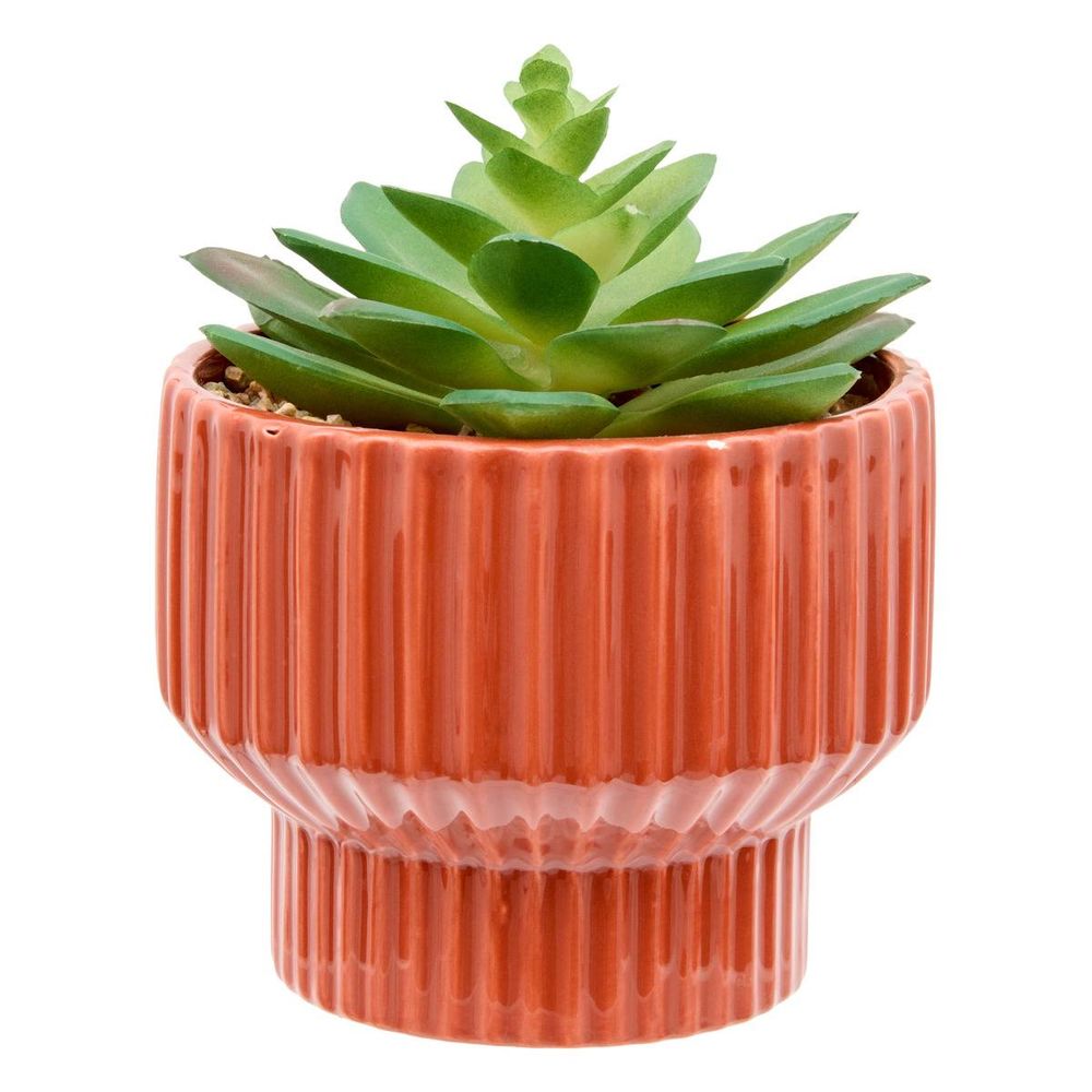 Plante artificielle nippo avec pot en céramique