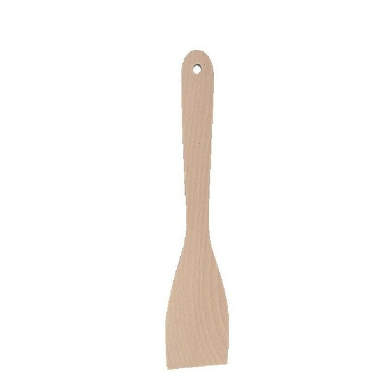 Spatule en bois extrémité plate 305 mm - vogue