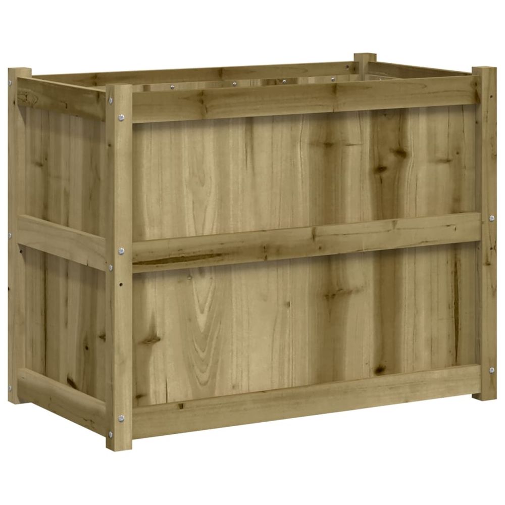 Jardinière 90x50x70 cm bois de pin imprégné