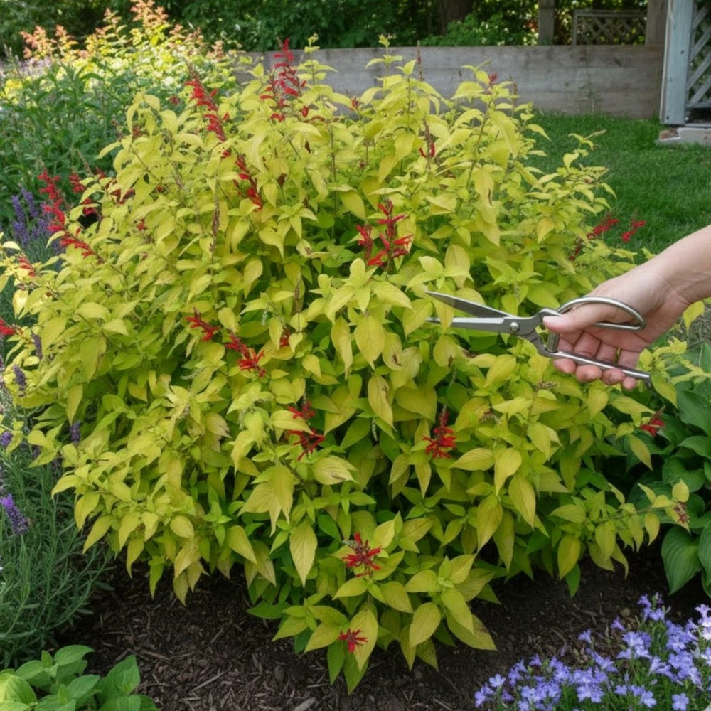 Sauge ananas doré - sans traitement lot de 9 godets