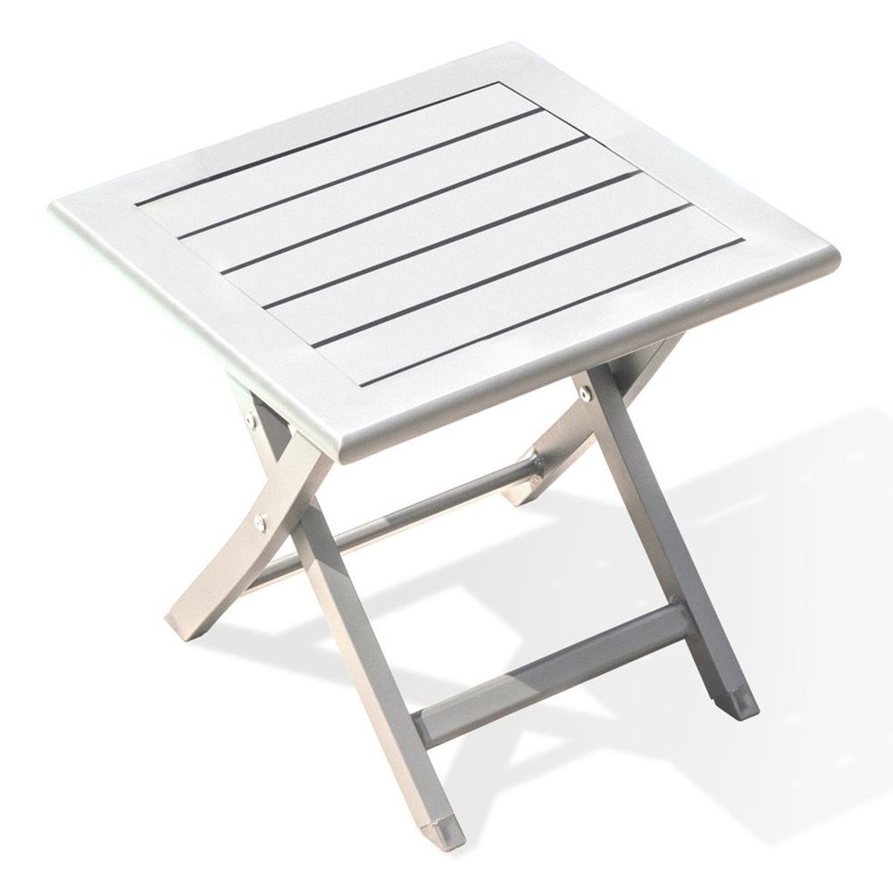 Table d'appoint de jardin pliante 