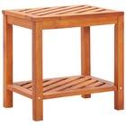 Table d'appoint bois d'acacia massif 45 x 33 x 45 cm