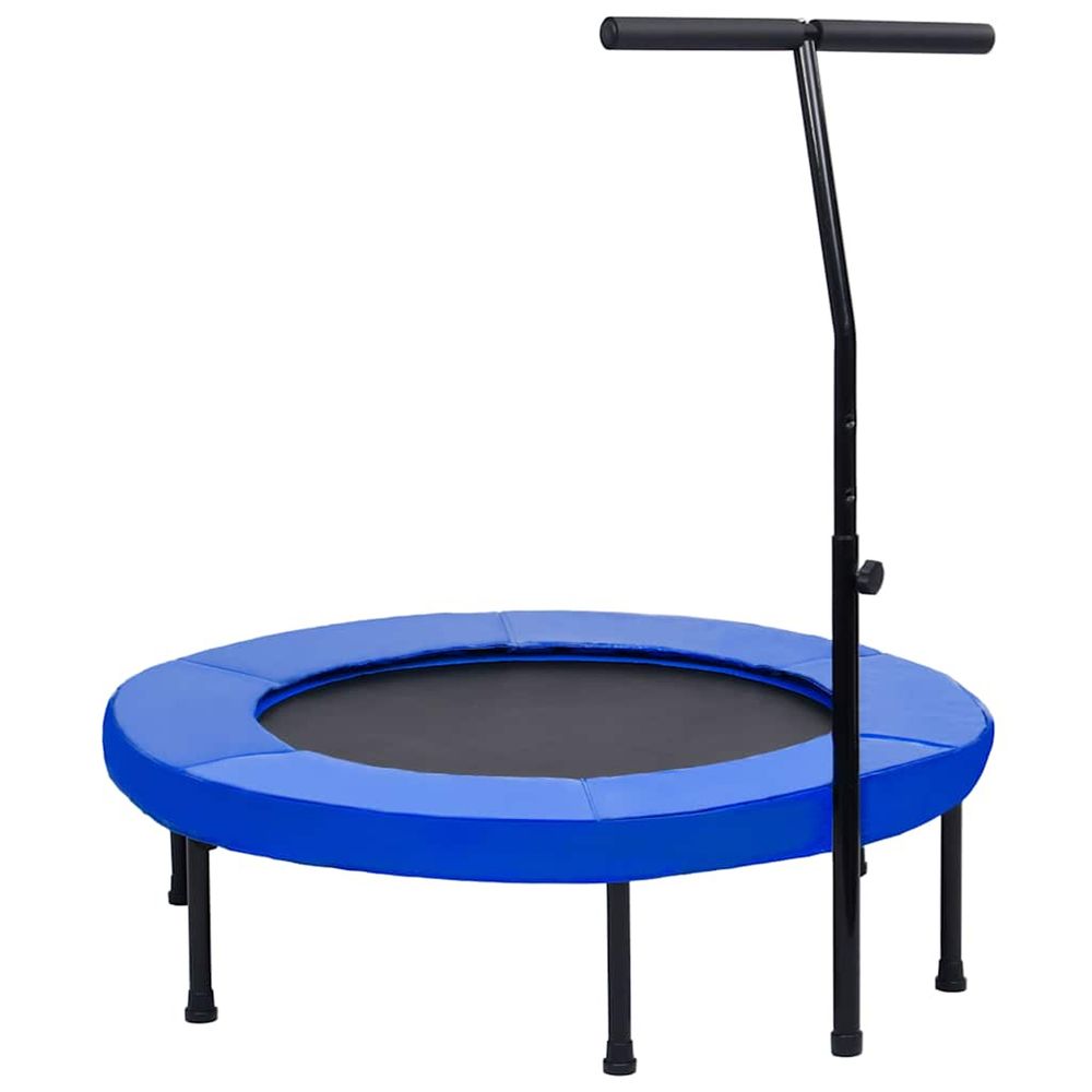 Trampoline de fitness avec poignée et coussin de sécurité 102cm