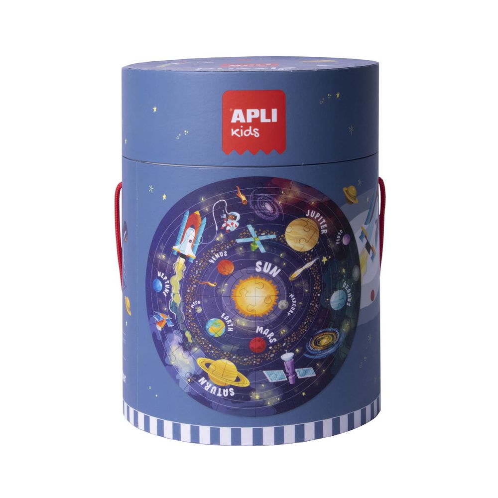Puzzle circulaire systeme solaire 48 pieces