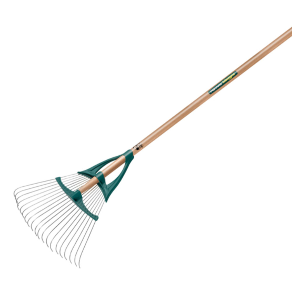 Balai à gazon xfil émousseur 20 dents manche bois certifié pefc 100%