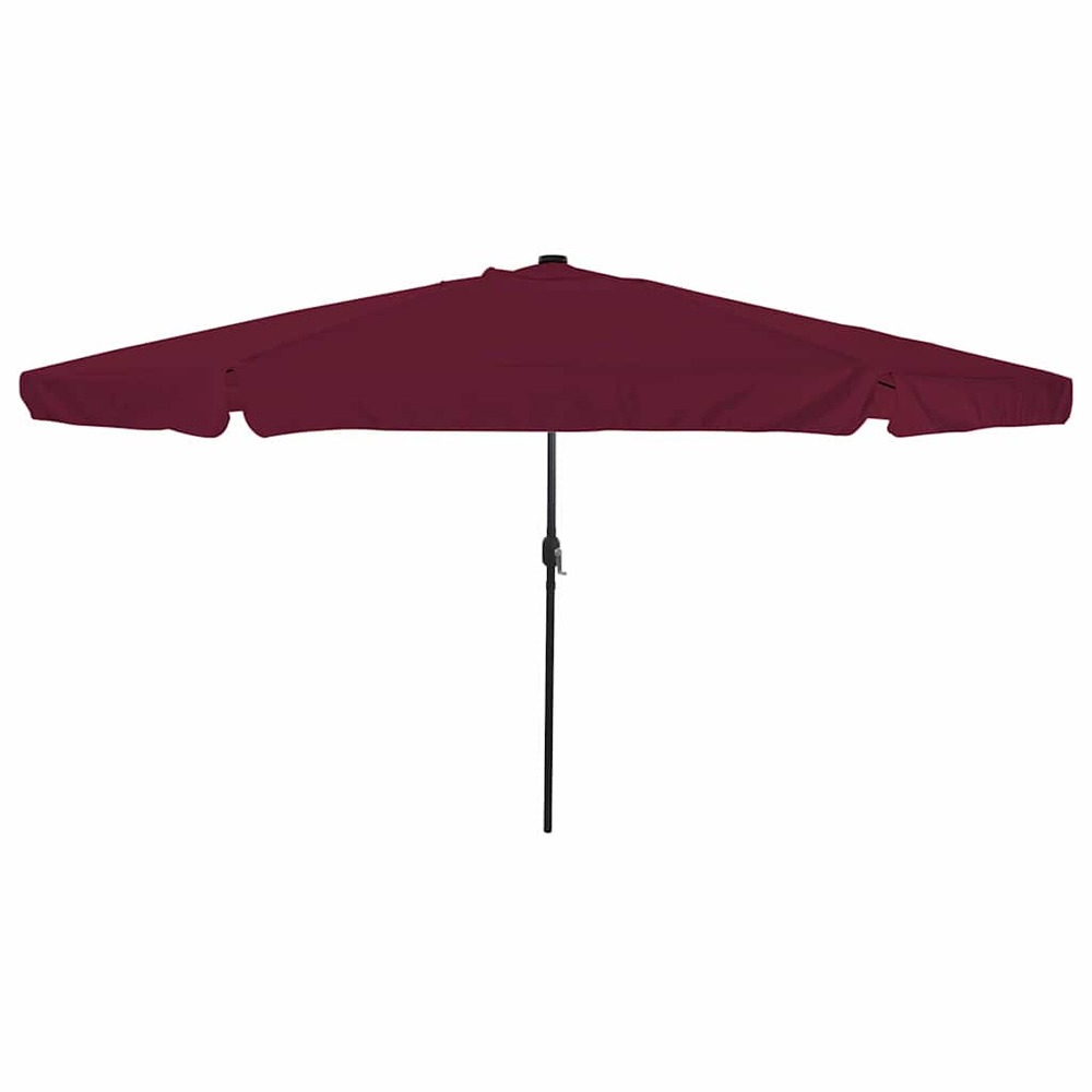 Parasol de jardin bordeaux 395 x 395 x 245 cm polyester