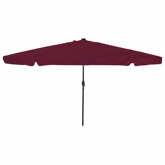 Parasol de jardin bordeaux 395 x 395 x 245 cm polyester