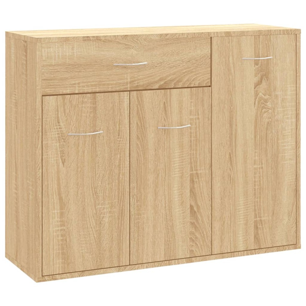 Buffet bahut commode armoire meuble de rangement organisateur cuisine salle de séjour salon sonoma 88 x 30 x 70 cm bois d'ing