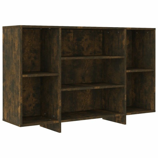 Buffet bahut commode armoire meuble de rangement organisateur cuisine salle de séjour salon 120 x 30 x 75 cm bois d'ingénieri