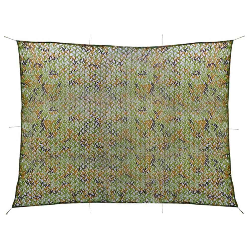 Filet de camouflage avec sac de rangement 2x4 m vert