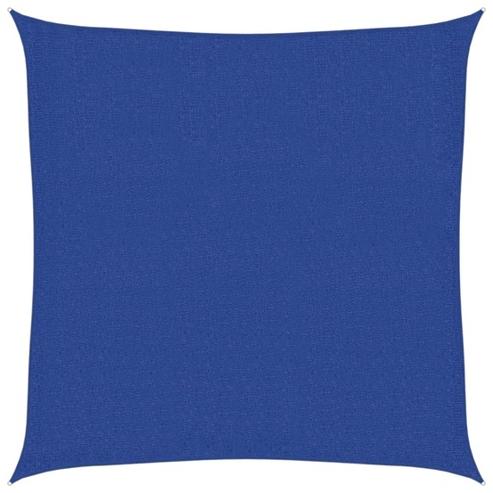 Voile d'ombrage 160 g/m² bleu 2,5x2,5 m pehd