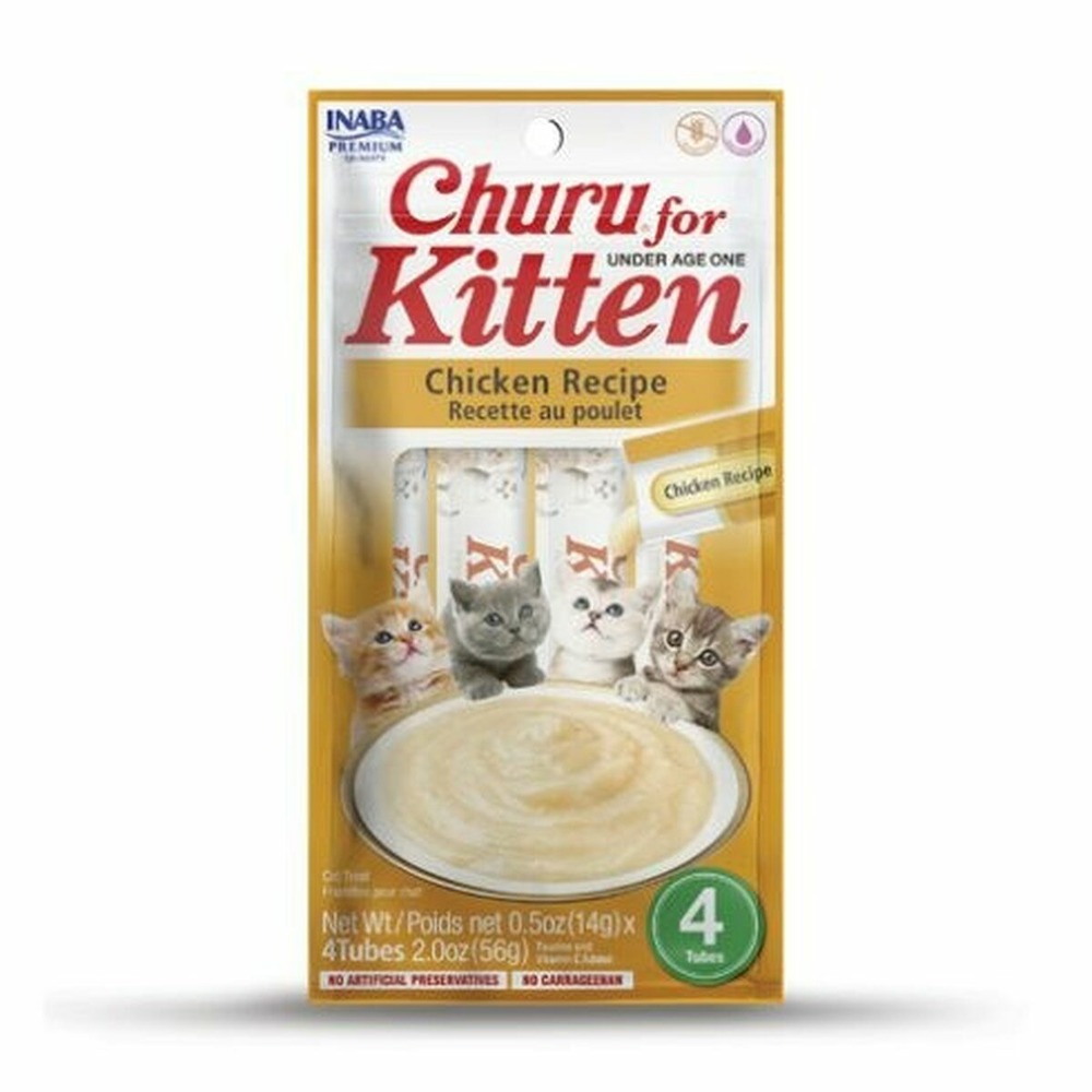 Inaba – churu kitten thon – sticks crémeux pour chatons