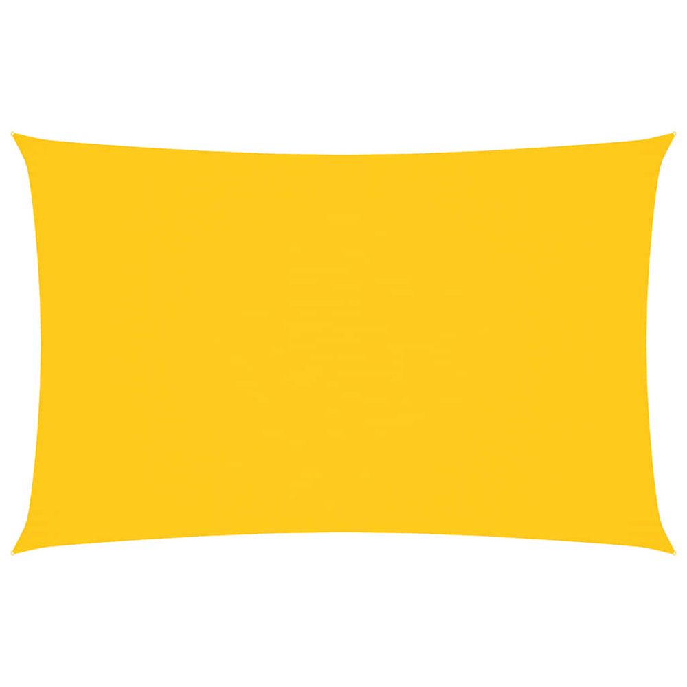 Voile de parasol tissu oxford rectangulaire 2x4,5 m jaune